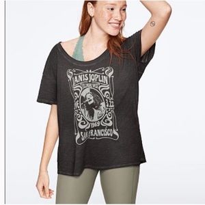 🍑🍑NWT’s Victoria’s Secret PINK‎ Boxy Janis Joplin Concert Tee